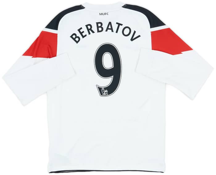 2010-12 Manchester United Away L/S Shirt Berbatov #9 - 6/10 - (M)