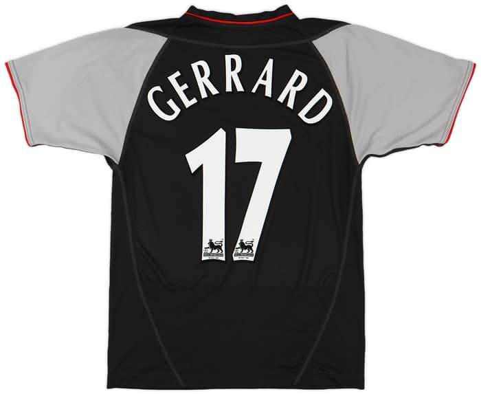 2002-04 Liverpool Away Shirt Gerrard #17 - 9/10 - (S)