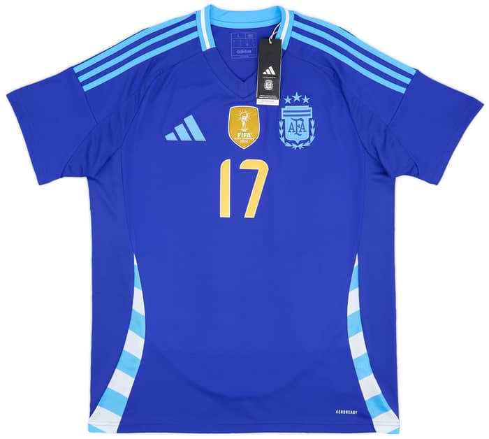 2024-25 Argentina Away Shirt Garnacho #17