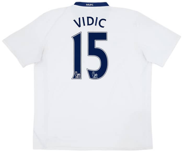 2008-10 Manchester United Away Shirt Vidic #15 - 6/10 - (XXL)