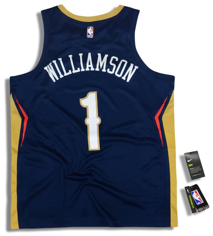 2019-23 New Orleans Pelicans Williamson #1 Nike Swingman Jersey (Away) L - W/Tags