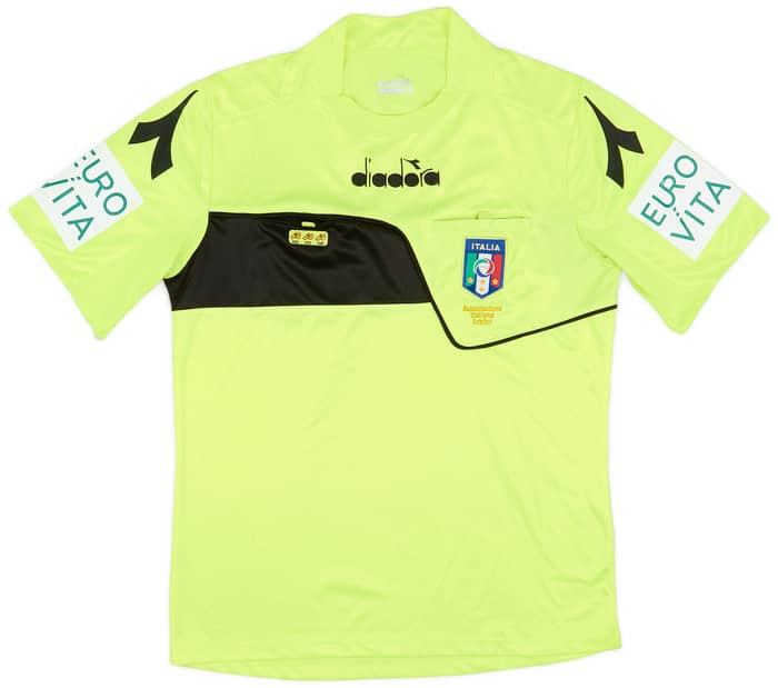 2017-18 Italy Diadora Referee Shirt - 9/10 - (S)