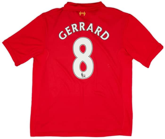 2012-13 Liverpool Home Shirt Gerrard #8 - 5/10 - (L)