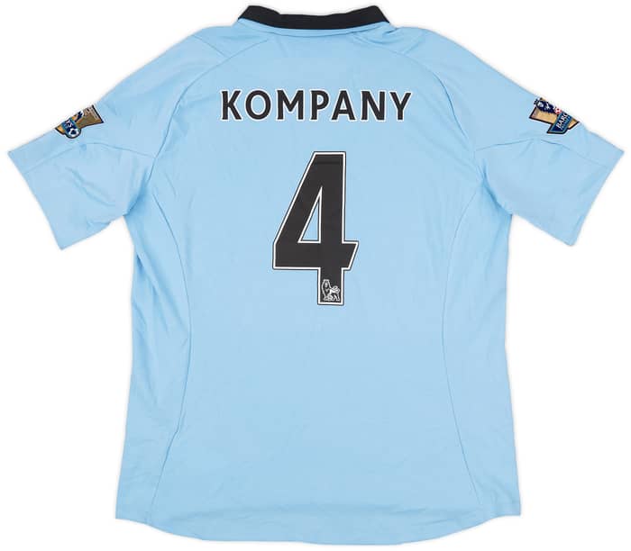 2012-13 Manchester City Home Shirt Kompany #4 (XL)