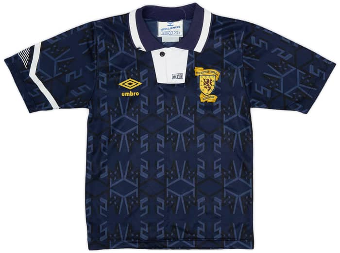 1991-94 Scotland Home Shirt - 8/10 - (S.Boys)