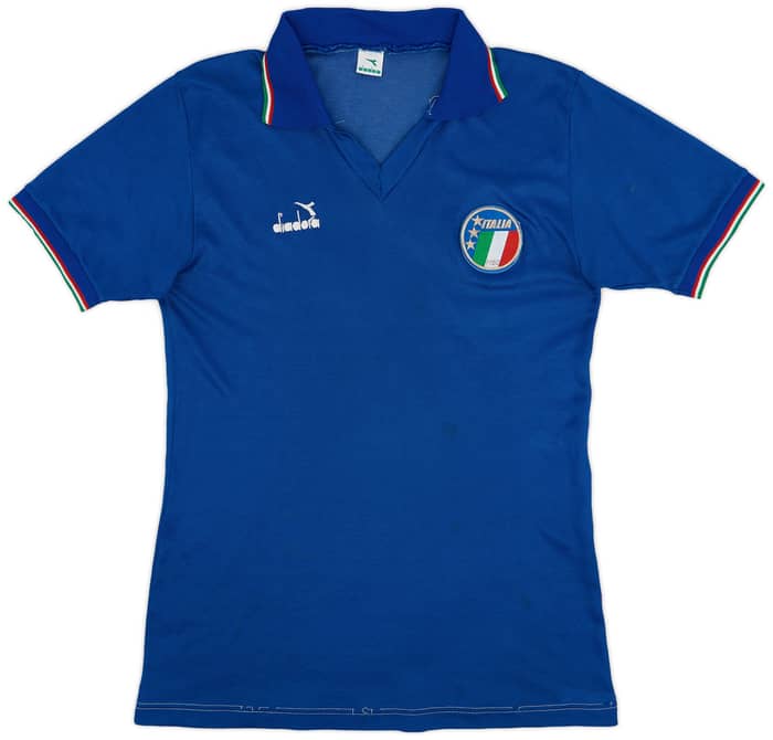 1986-90 Italy Home Shirt #7 - 7/10 - (M)