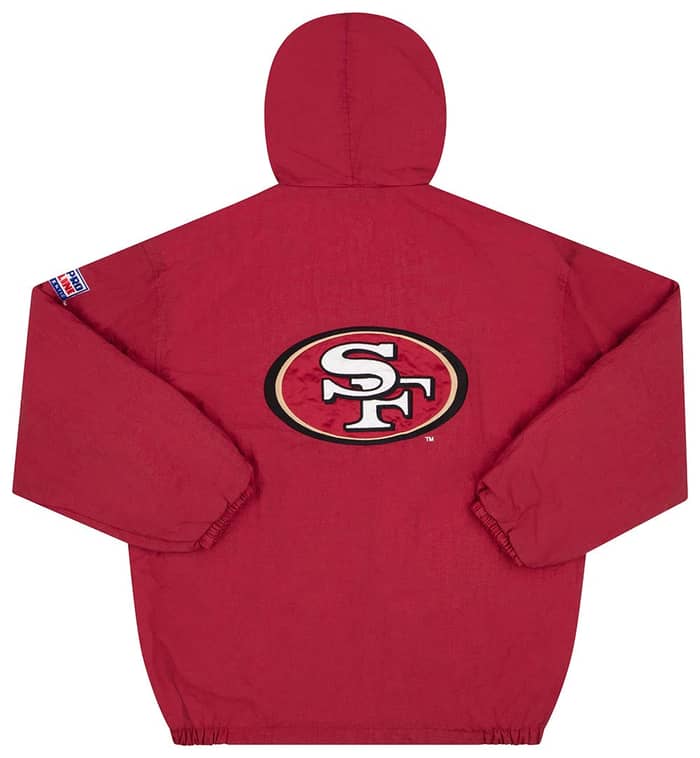1990s San Francisco 49ers Starter Pro Line Rain Coat L