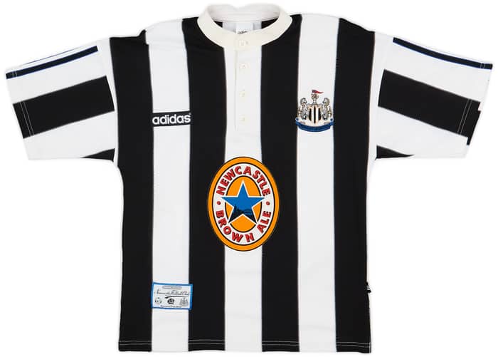 1995-97 Newcastle Home Shirt Asprilla #11 - 7/10 - (S)