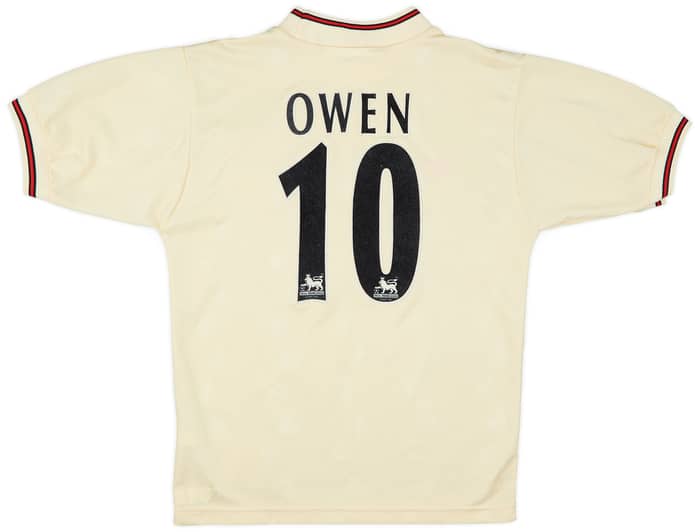 1996-97 Liverpool Away Shirt Owen #10 - 7/10 - (S)