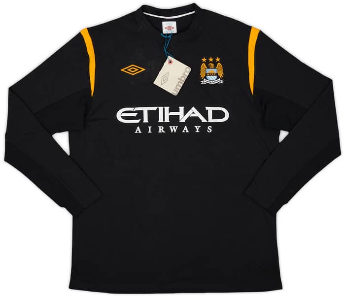 2009-10 Manchester City Away L/S Shirt Wright-Phillips #8 (L)