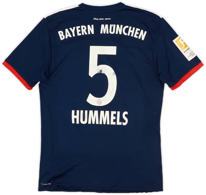 2017-18 Bayern Munich Away Shirt Hummels #5 - 5/10 - (S)