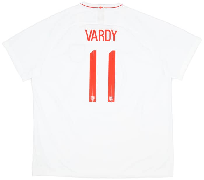 2018-19 England Home Shirt Vardy #11 - 8/10 - (3XL)