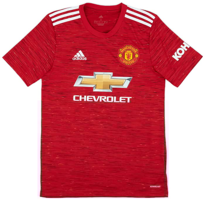 2020-21 Manchester United Home Shirt B.Fernandes #18 - 9/10 - (S)
