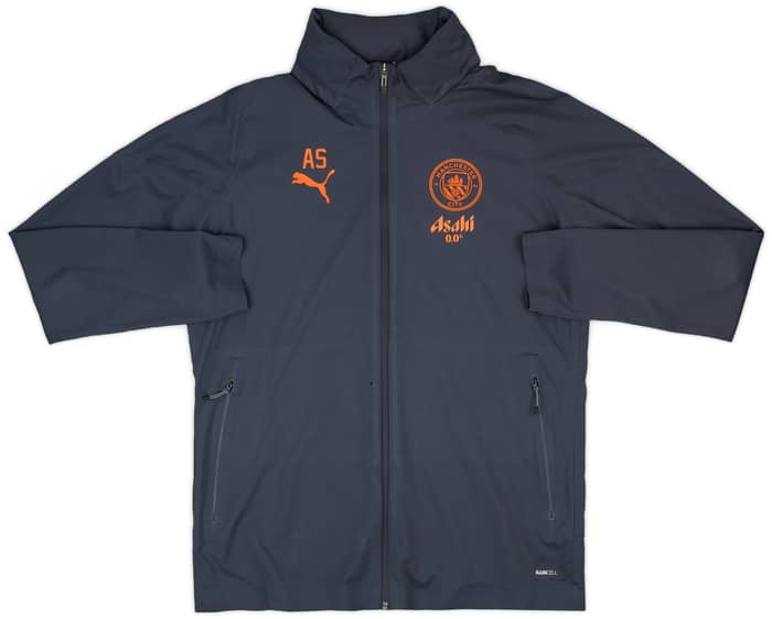 2023-24 Manchester City Staff Issue Rain Jacket #AS- 7/10 - (L)