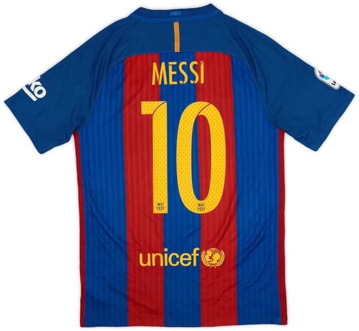 2016-17 Barcelona Home Shirt Messi #10 - 8/10 - (S)