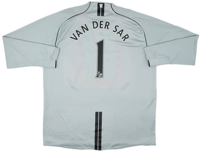 2007-08 Manchester United Player Issue GK Shirt Van Der Sar #1 - 7/10 - (3XL)