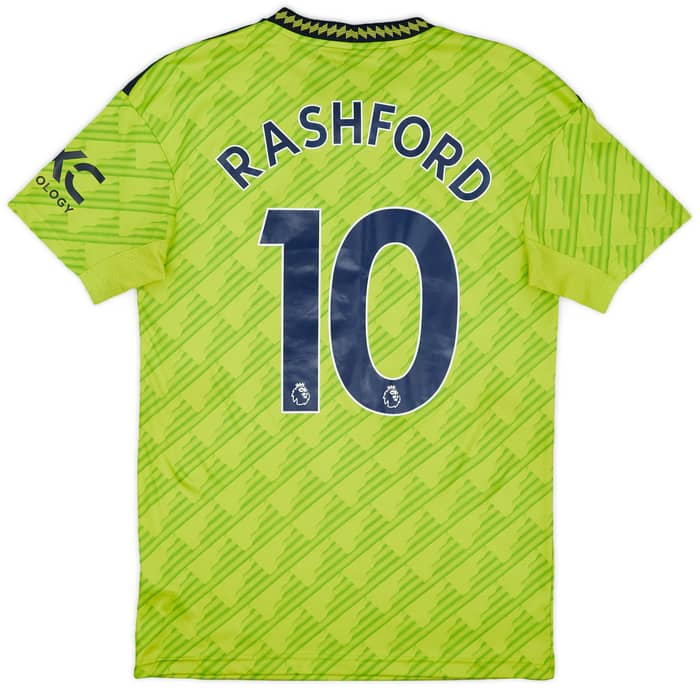 2022-23 Manchester United Third Shirt Rashford #10 - 7/10 - (S)