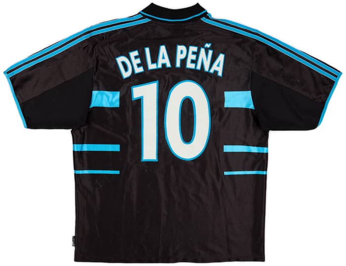 1999-00 Olympique Marseille Third Shirt Dela Pena #10 - 5/10 - (XL)