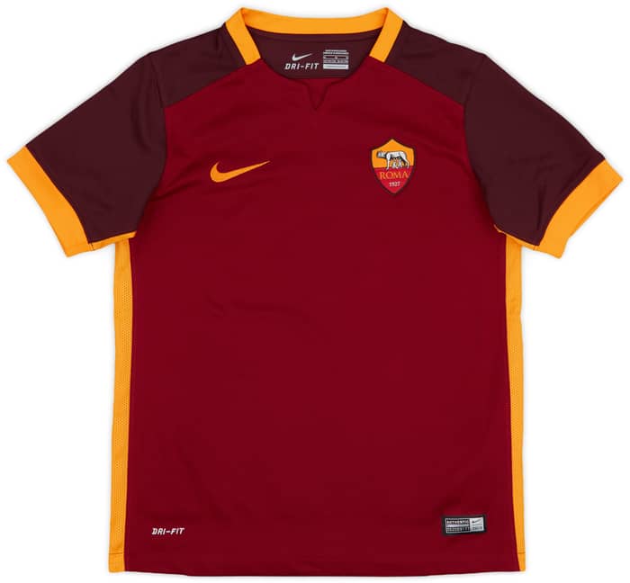 2015-16 Roma Home Shirt Nicolo #10 - 7/10 - (M.Boys)