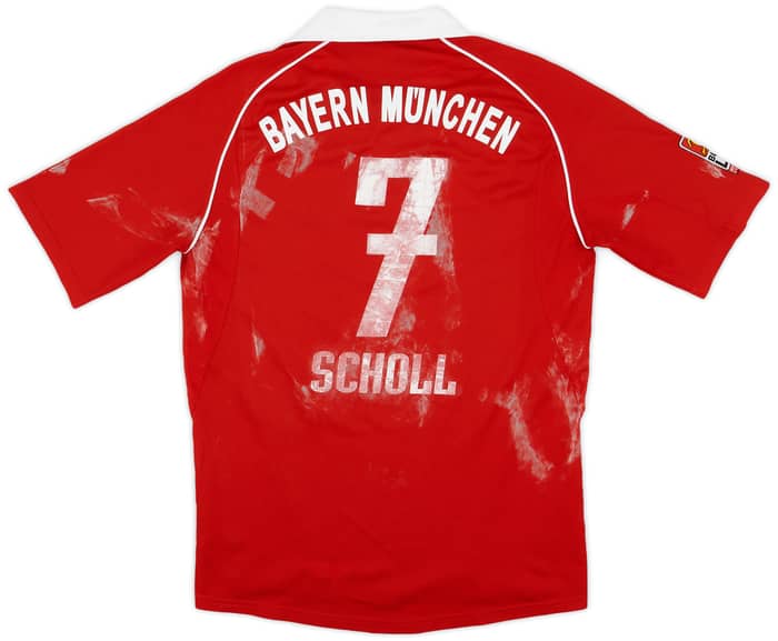 2005-06 Bayern Munich Home Shirt Scholl #7 - 4/10 - (S)