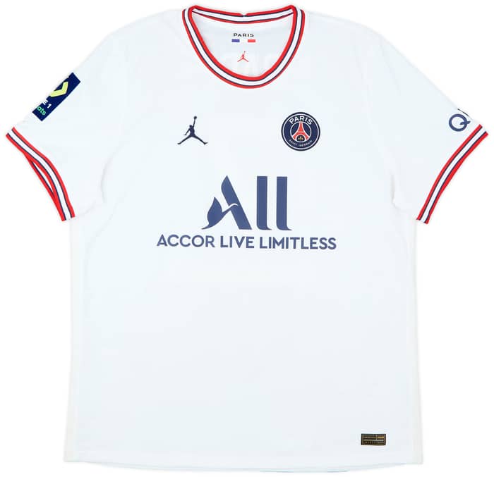 2021-22 Paris Saint-Germain Authentic Fourth Shirt Mbappe #7 - 9/10 - (XL)