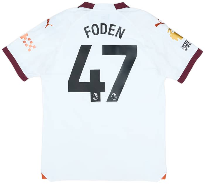 2023-24 Manchester City Player Issue Away Shirt Foden #47