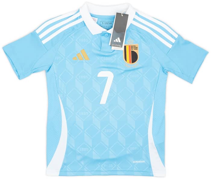 2024-25 Belgium Away Shirt De Bruyne #7 (KIDS)