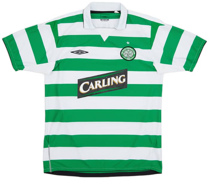 2004-05 Celtic Home Shirt Lennon #18 - 7/10 - (M)