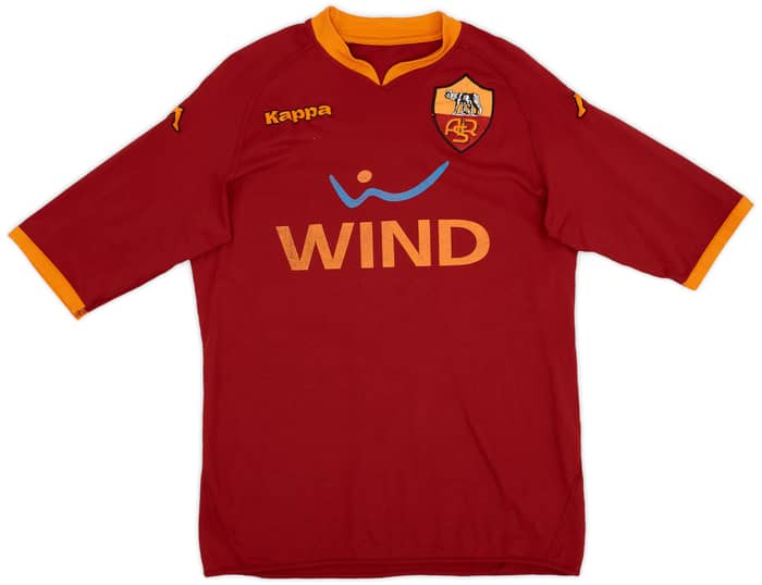 2007-08 Roma Home Shirt #7 - 5/10 - (XL)