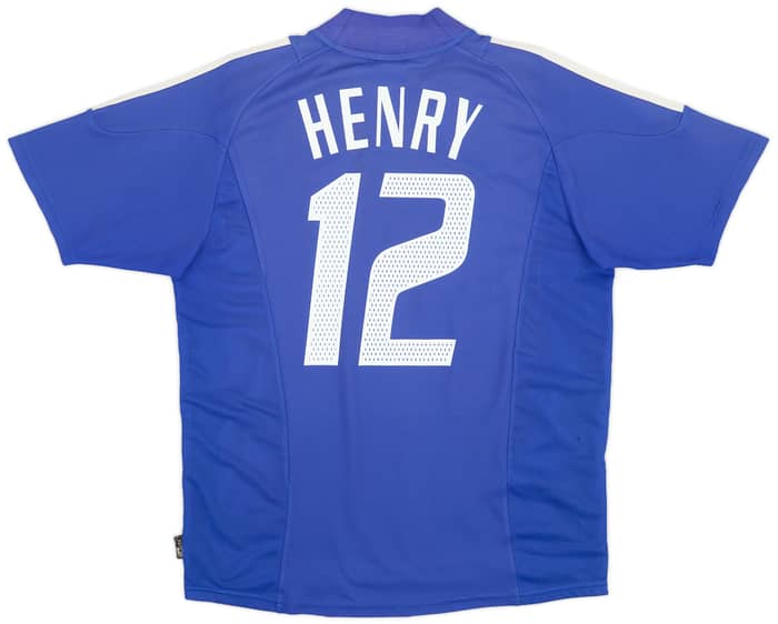2002-04 France Home Shirt Henry #12 - 7/10 - (M)