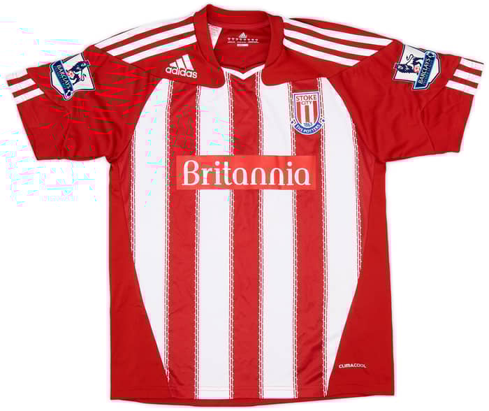 2010-11 Stoke City Home Shirt Shawcross #17 - 6/10 - (XS)