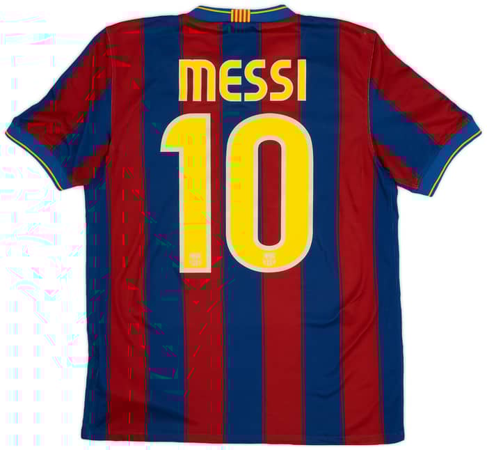 2009-10 Barcelona Home Shirt Messi #10 - 6/10 - (S)