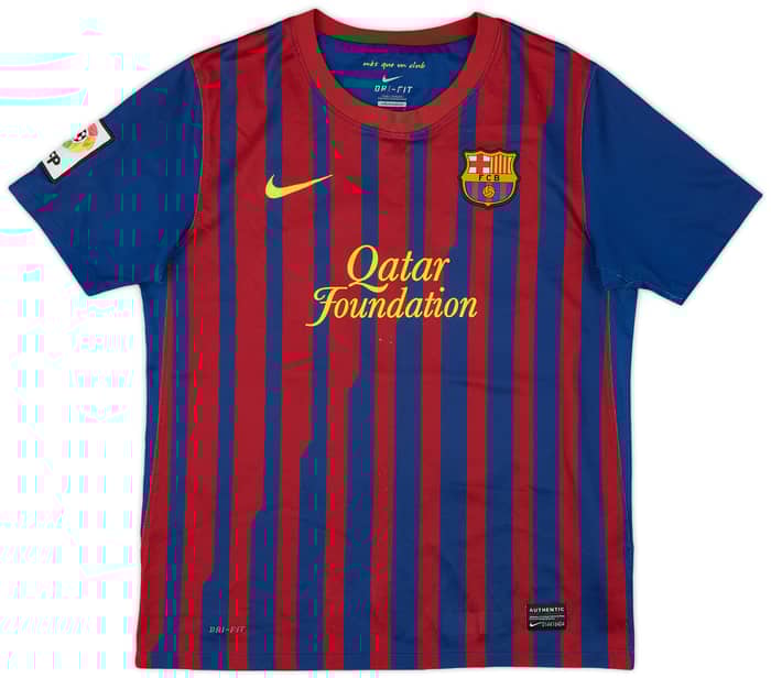 2011-12 Barcelona Home Shirt Afellay #20 - 7/10 - (L.Boys)