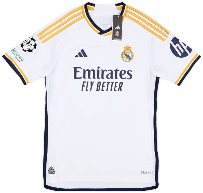 2023-24 Real Madrid Authentic Home CL Shirt Modric #10 (XS)