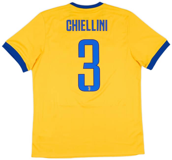 2017-18 Juventus Away Shirt Chiellini #3 - 8/10 - (L)