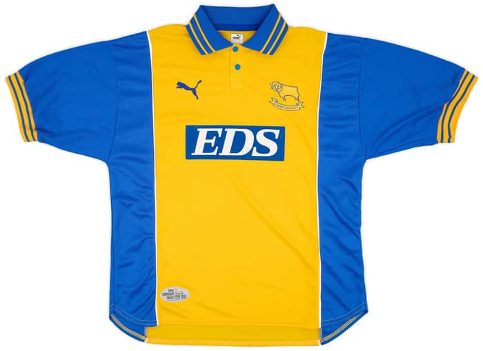 1999-01 Derby County Away Shirt Kinkladze #10 - 9/10 - (L)