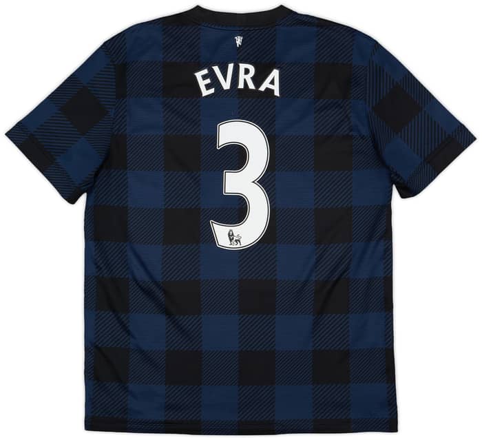 2013-14 Manchester United Away Shirt Evra #3 - 5/10 - (L)