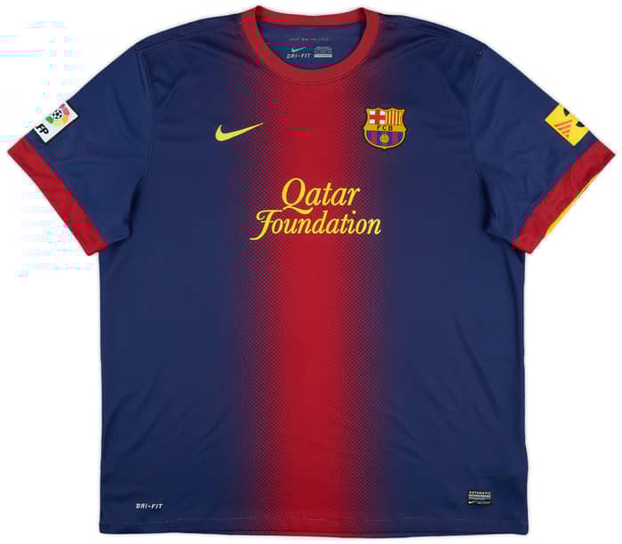 2012-13 Barcelona Home Shirt Messi #10 - 7/10 - (XXL)