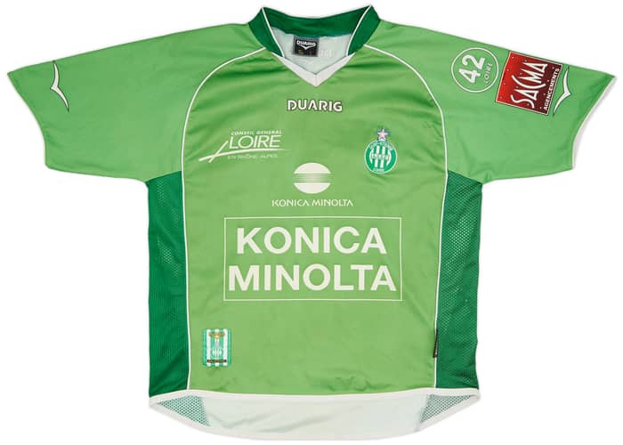 2004-05 Saint Etienne Home Shirt Sable #27 - 5/10 - (L)