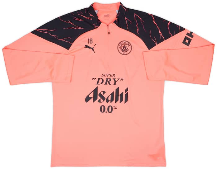 2023-24 Manchester City Player Issue 1/4 Zip Training Top # - 9/10 - (XL)