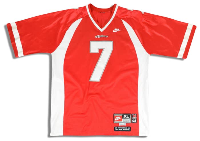 2003 Miami Redhawks Roethlisberger #7 Nike Throwback Jersey (Home) XL