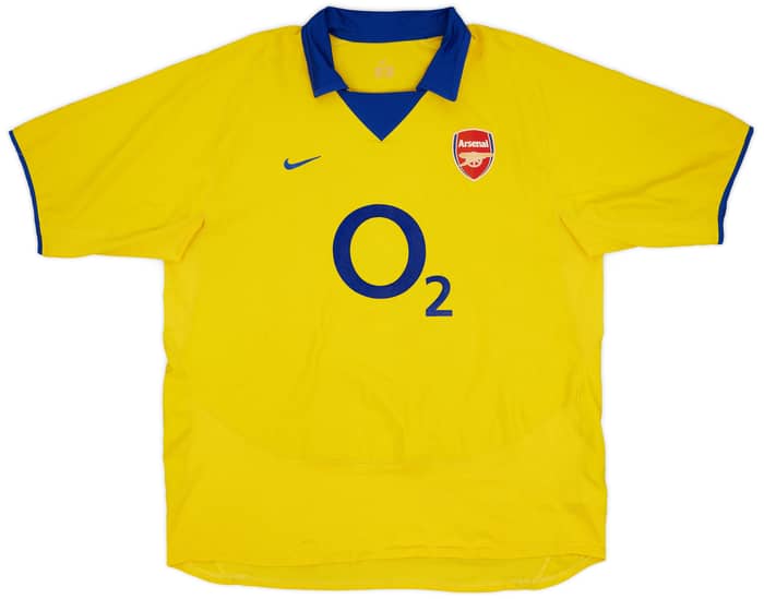 2003-05 Arsenal Away Shirt Bergkamp #10 - 5/10 - (XL)