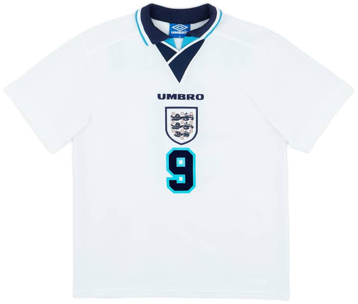 1995-97 England Home Shirt Shearer #9 - 9/10 - (M)