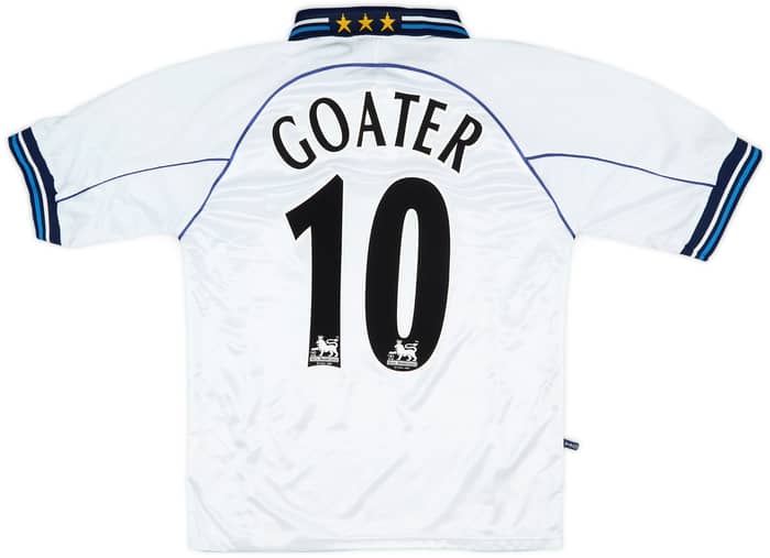 1999-00 Manchester City Away Shirt Goater #10 - 6/10 - (S)