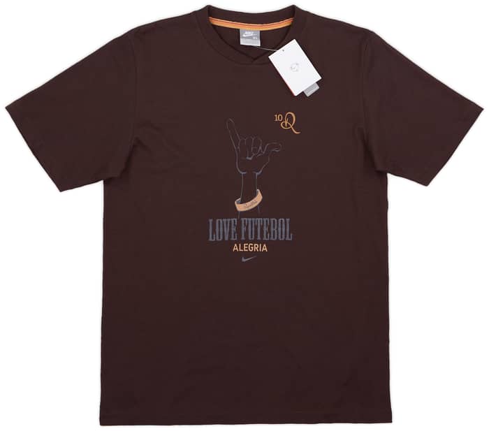 2006-07 Nike Ronaldinho R10 Tee - 9/10 - (XL.Kids)