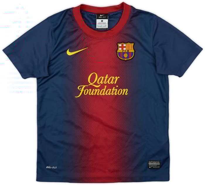 2012-13 Barcelona Basic Home Shirt - 8/10 - (S.Boys)