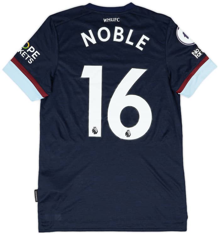 2021-22 West Ham Match Issue Third Shirt Noble #16