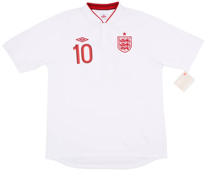 2012-13 England Home Shirt Rooney #10 (XL)