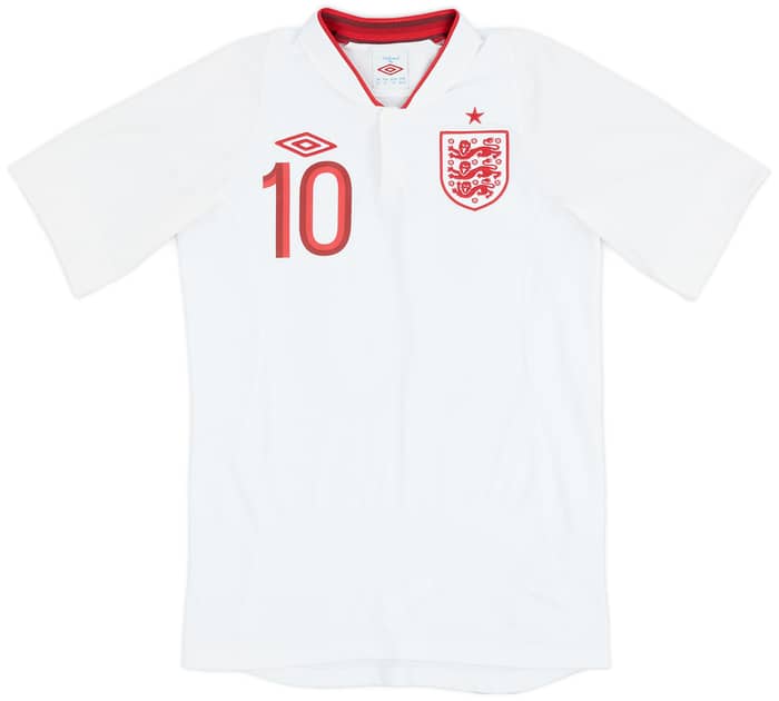 2012-13 England Home Shirt Rooney #10 - 8/10 - (XS)