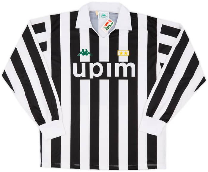 1991-92 Juventus Basic Full L/S Home Kit (L)